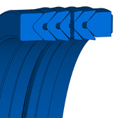ES | BI-NBR B4B246 | 100 X 120 X 32 MM | Серия Merkel Chevron с уплотнением серии ES
