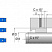VPS -158 | BI-NBR B5B210 | 100 X 125 X 88 MM | Merkel Rod-V-упаковка 1000